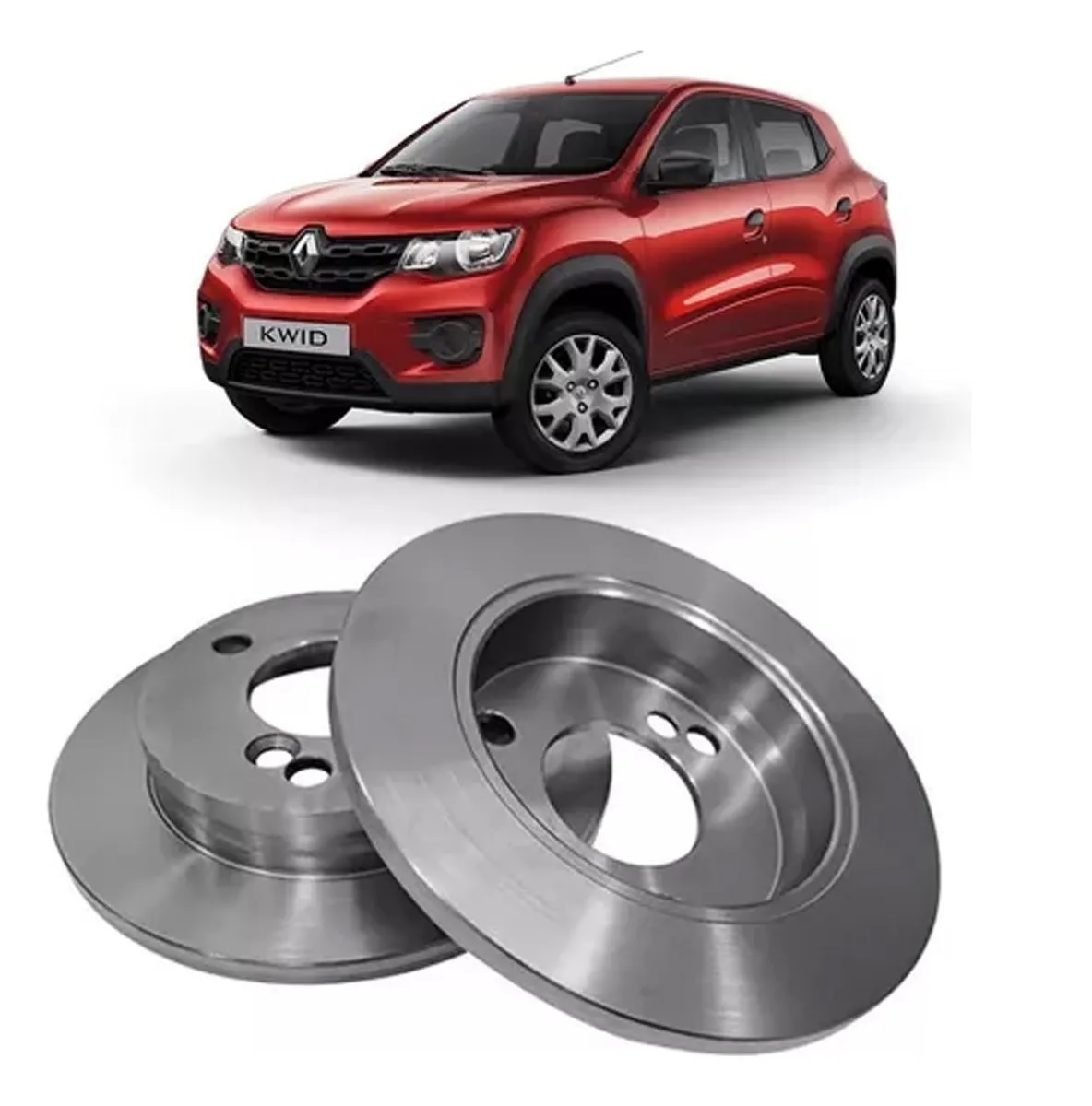 DISCO DE FRENO DELANTERO RENAULT KWID / DISCOS DE FRENO DELANTERO RENAULT KWID JUEGO DE 2 [HIPPER]