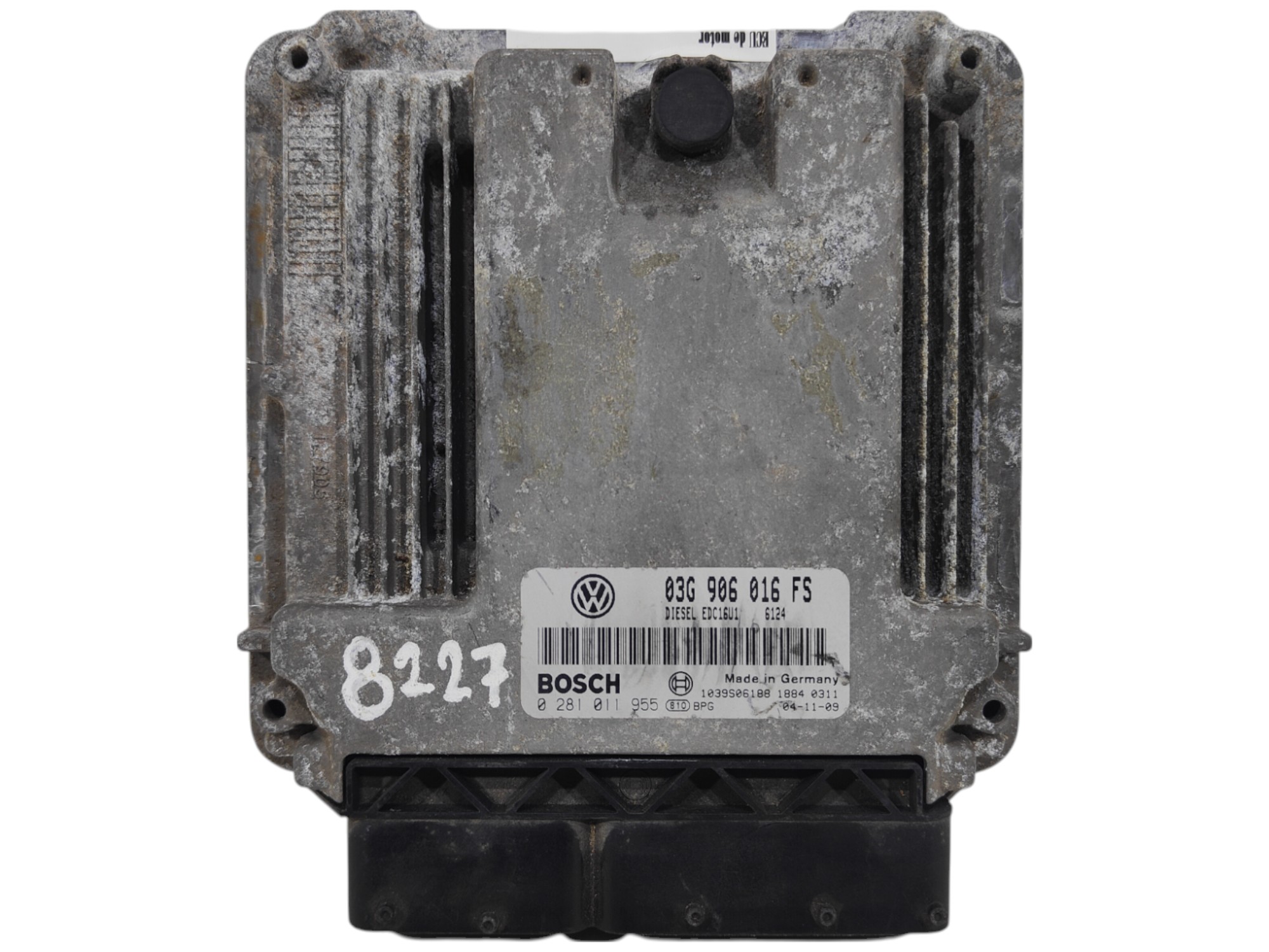 ECU de motor Volkswagen Golf 1.9 TDI 2004, Ref: 8227-K3B12