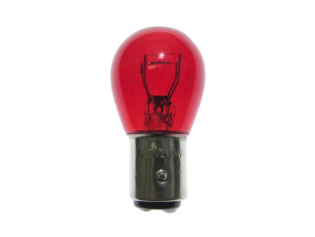Lámpara de señalización 12V 21/5W dos polos rosca desplazada roja