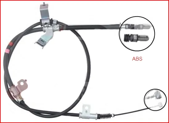 CABLE FRENO TRA IZQ HYUNDAI H1 08 (VAN-C/ABS)