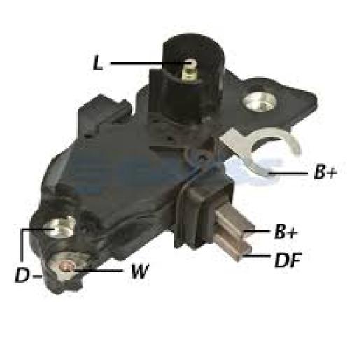 REGULADOR VOLTAJE ALT. FIAT PALIO SIENA...18 C/BOSCH 1 tornillo MARCA GAUSS