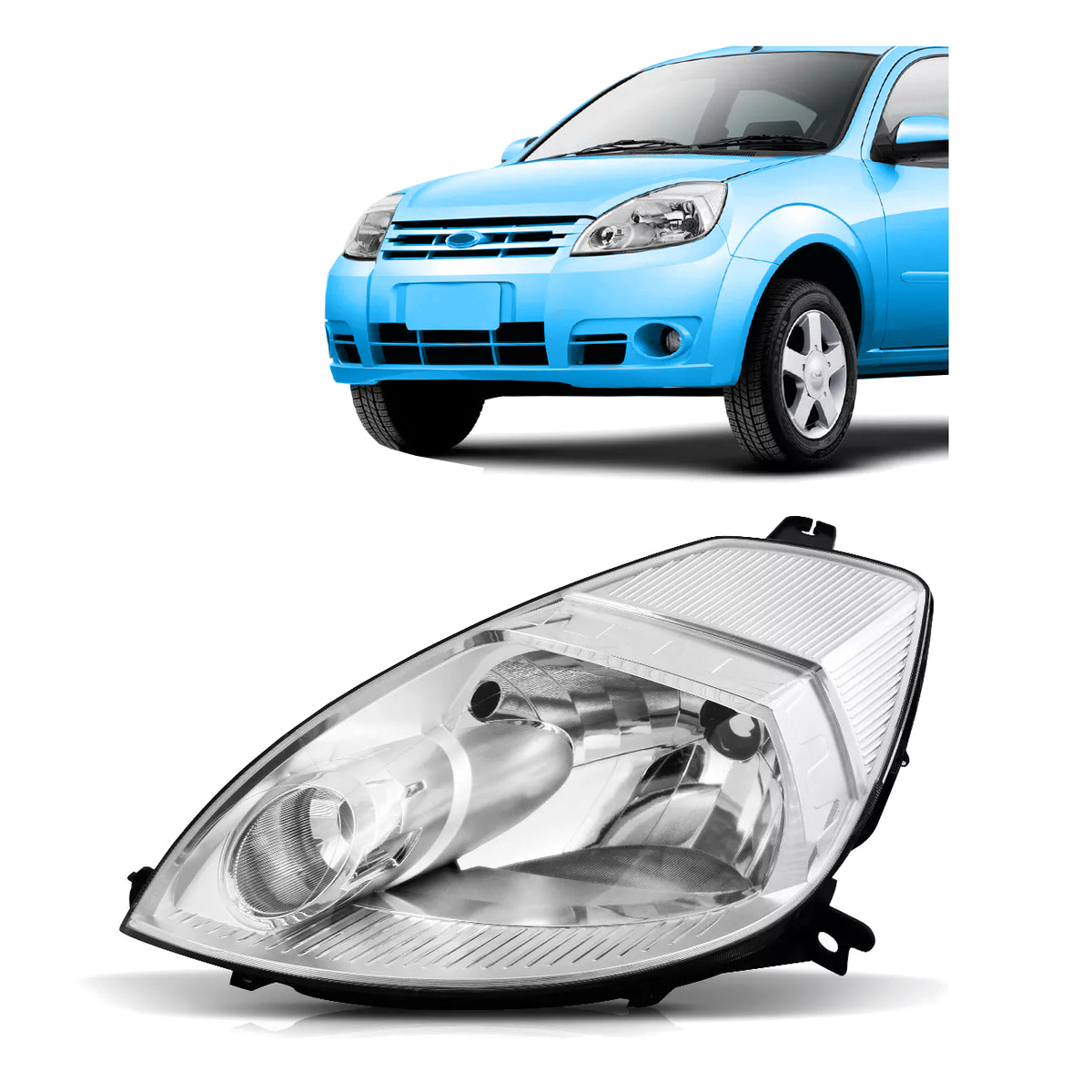 Semioptica Ford Ka Cromada Izquierda 2008  2014