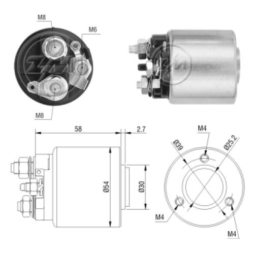 AUTOMATICO ARRANQUE CORSA 1.4 NAFTA C/VALEO ZM - Nº GM 90421722