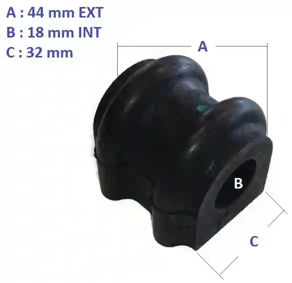 Buje de barra estabilizadora delantero 18mm