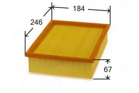 FILTRO AIRE CIT-PEU C4,C4 PIC / 307 2.0 16V (EW10)