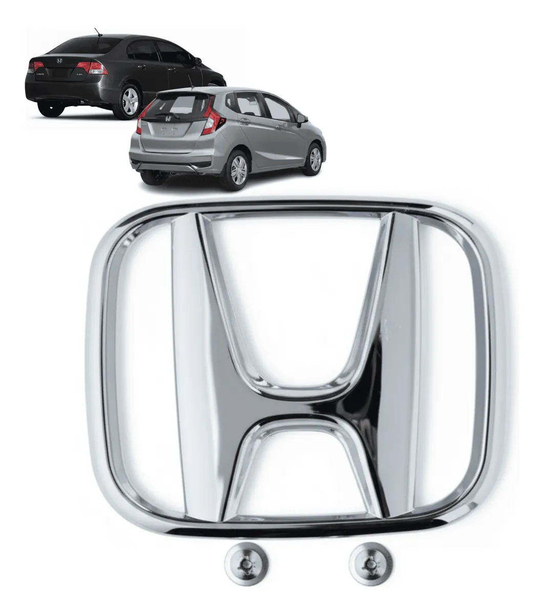 Emblema H Tapa Del Maletero Trasero Honda New Civic Fit – Cromo