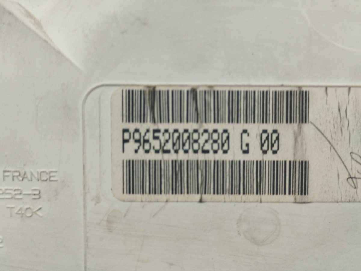 Tablero de Instrumentos Citroën C3 1995-2010 1.1 X 1.1L 44kW P9652008280G00