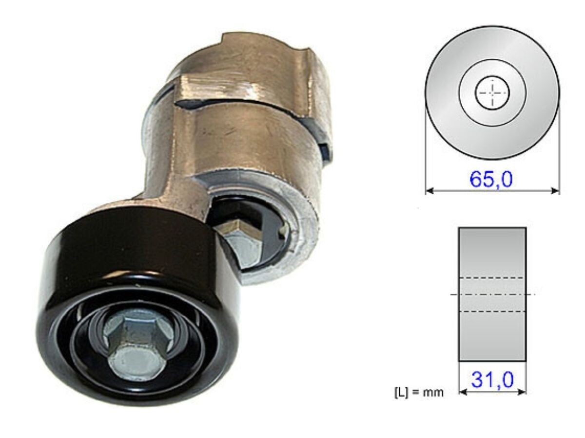 Tensor de correa de accesorios