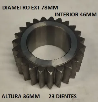 Engranaje de reductor de caja de cambios