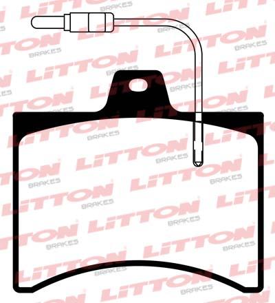 PASTILLAS FRENO DELANTERAS CITROEN VISA ARGENTINAS [LITTON]