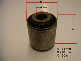 Buje de bastidor trasero