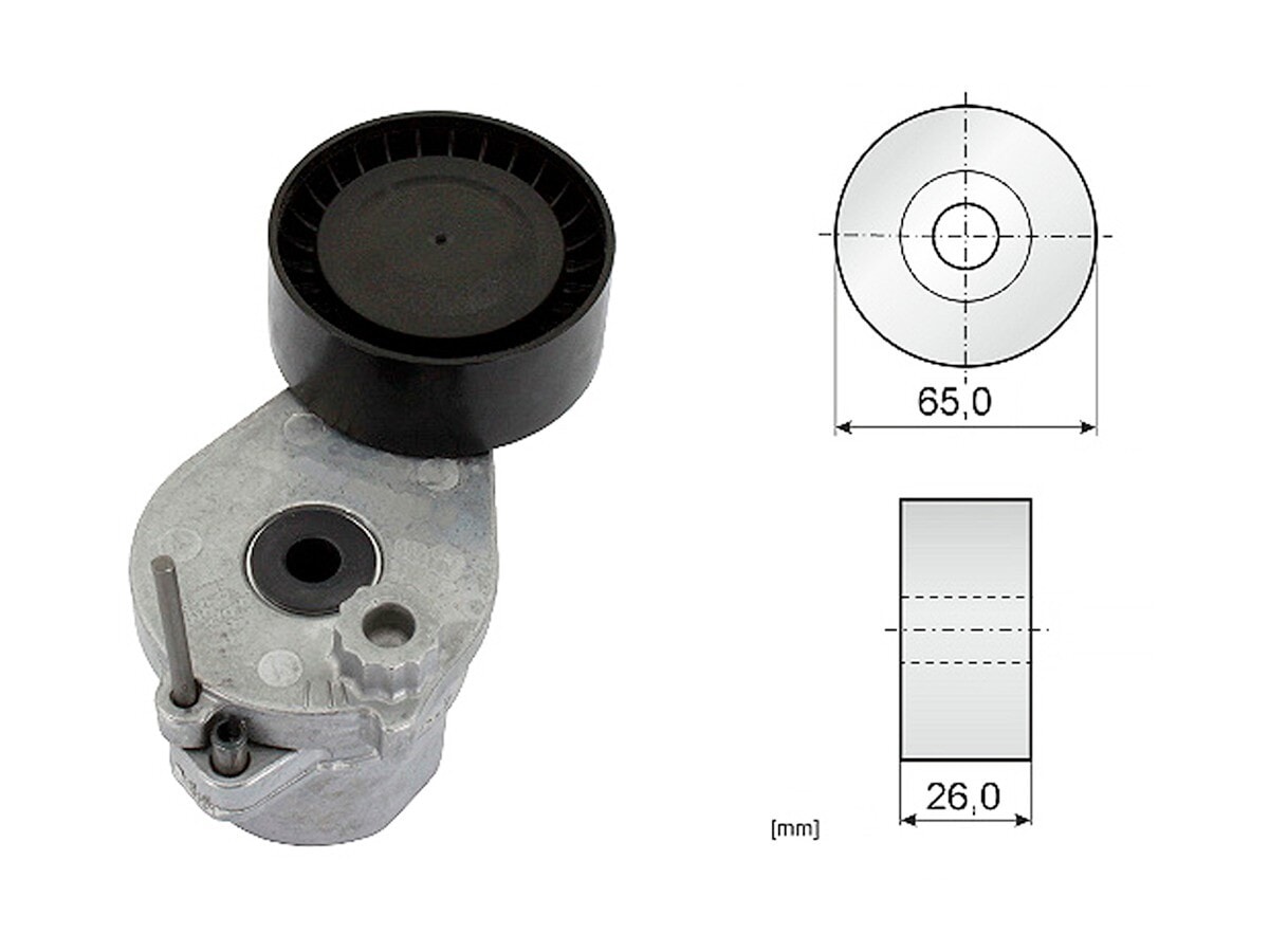 Tensor De La Correa Mercedes Benz C 250 (W205)/C 180 (W205)/C 200 (W205)/C 300 (W205) C300 (C205)/Glc 300 4-Matic (X253)/E 250 (