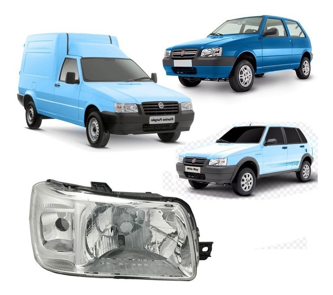Semioptica Fiat Uno  Fiorino 2004 / 2014 Derecha