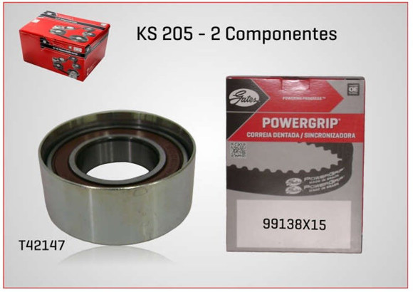 KIT DE DISTRIBUCION FIAT FIORINO/UNO/TIPO/ELBA 1.6 8V 90-97