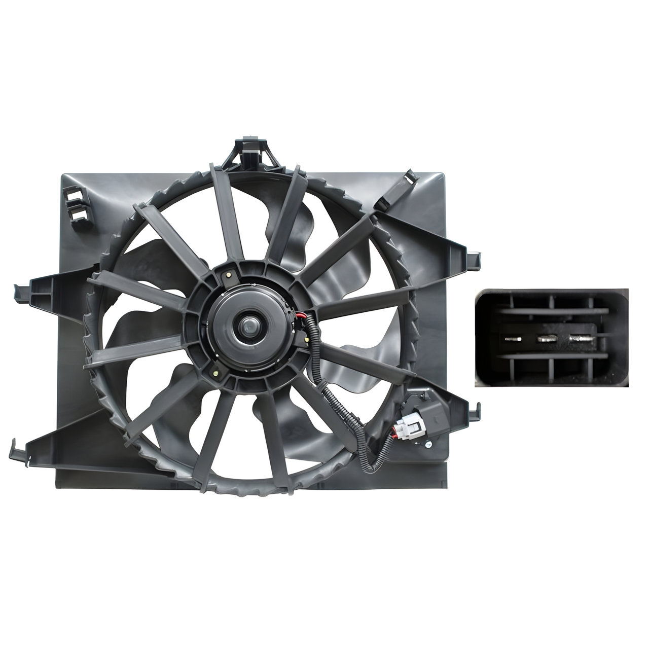 ELECTROVENTILADOR CON SOPORTE - TYC
