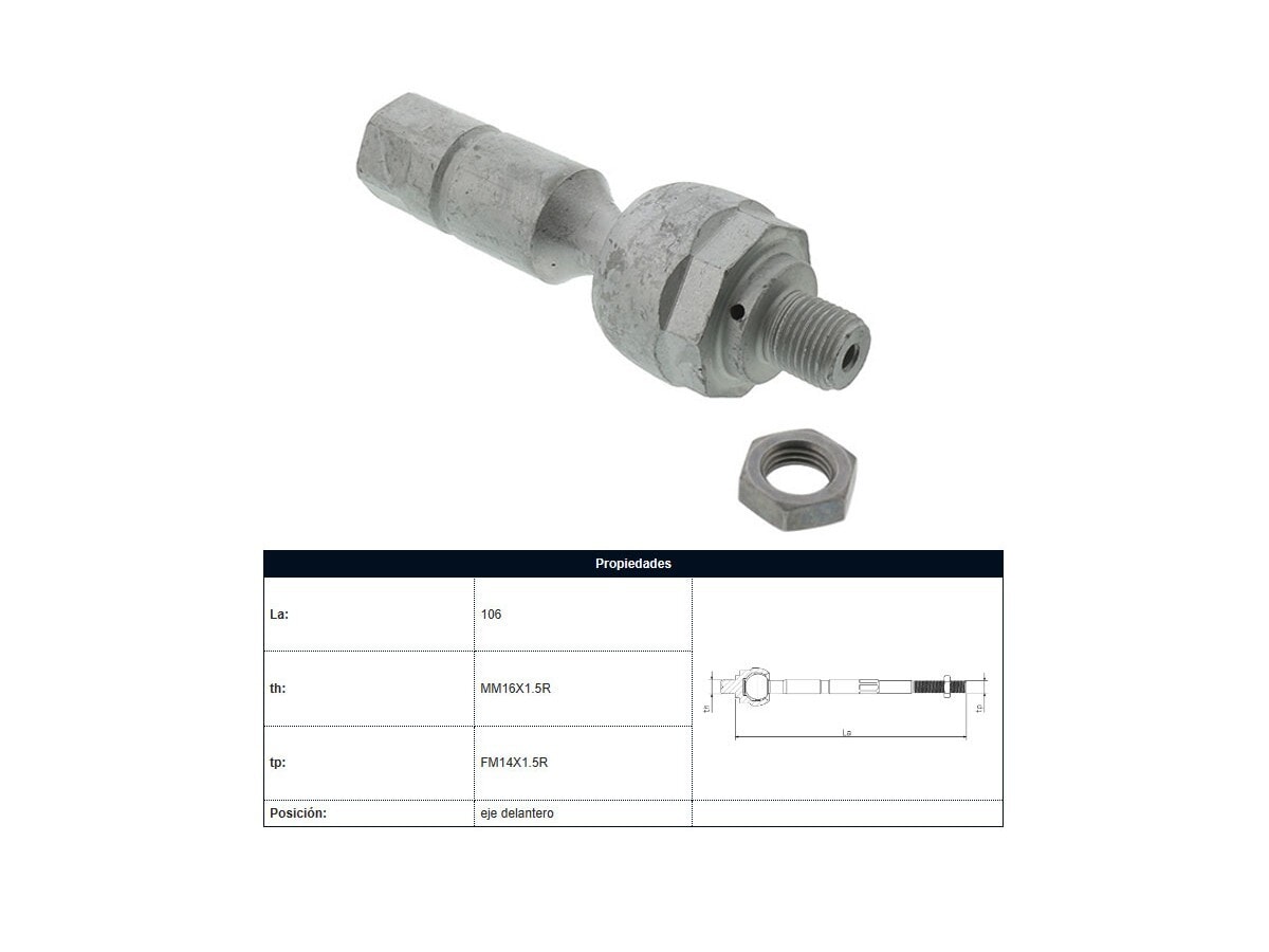 Masa de rueda para Peugeot 407, derecha e izquierda