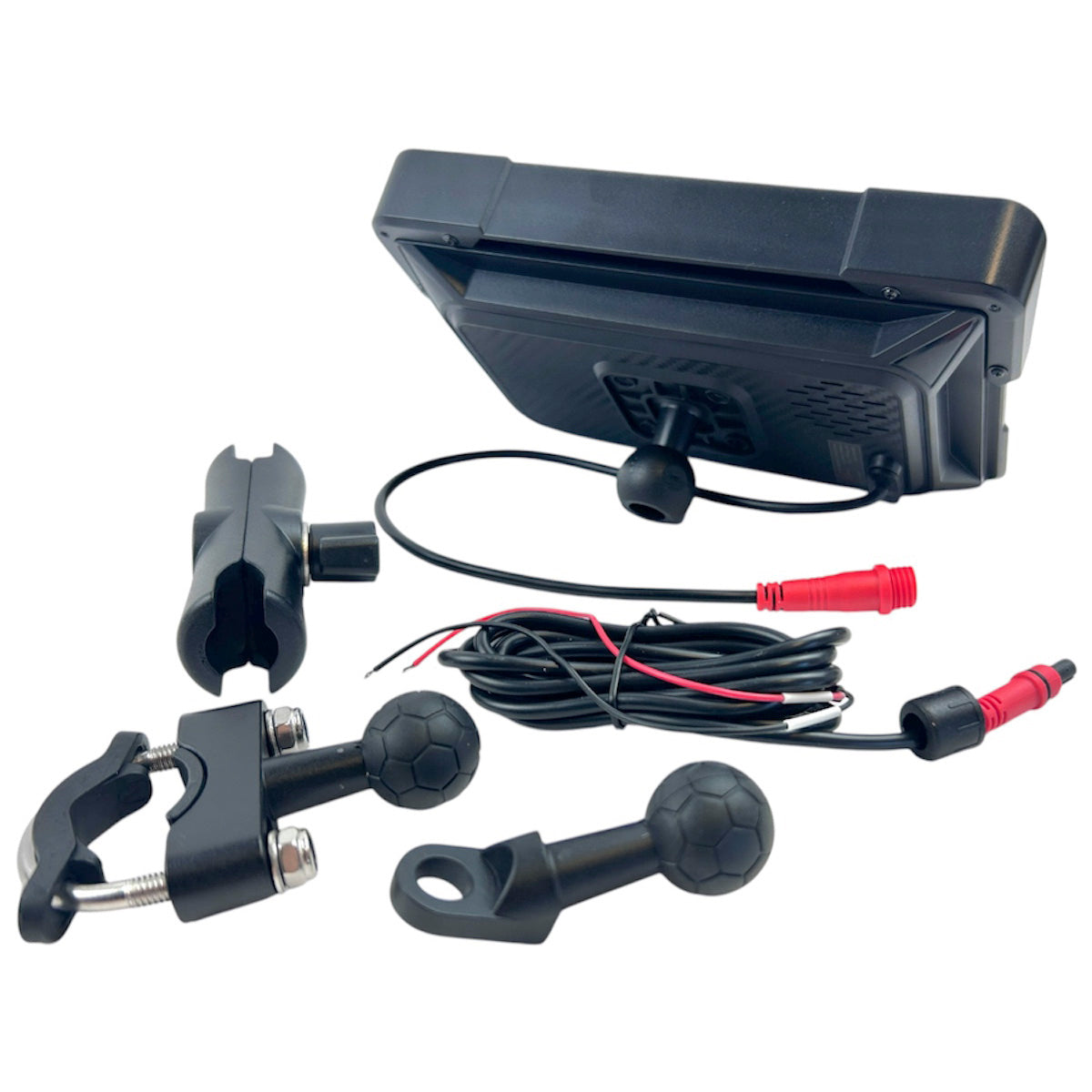 Pantalla 7” HD Moto con Soporte + CarPlay & Android Auto