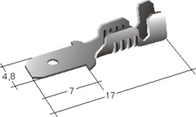 TERMINAL IMP. 07 ENCHUFE MACHO T/BOSCH MEDIANO