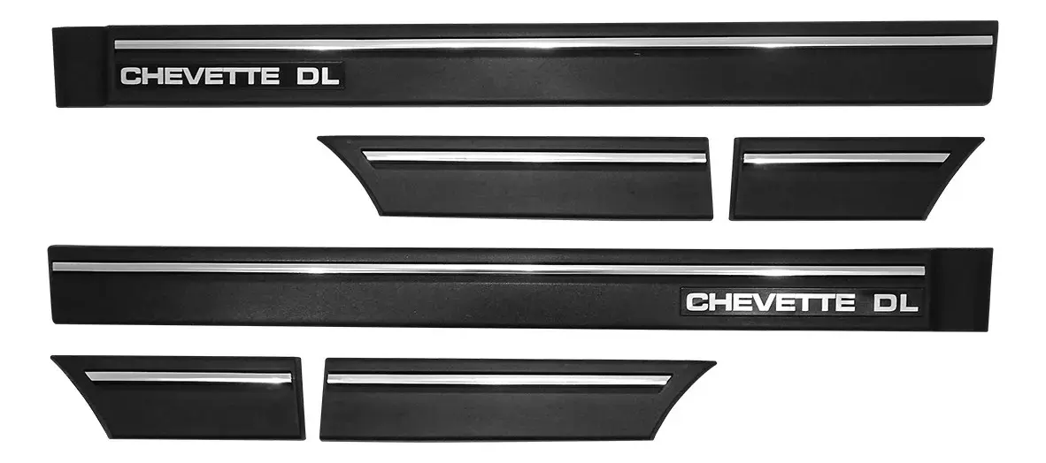 Kit de Molduras / Frisos Laterales Chevrolet Chevette DL 1987–1994 – 2 Puertas