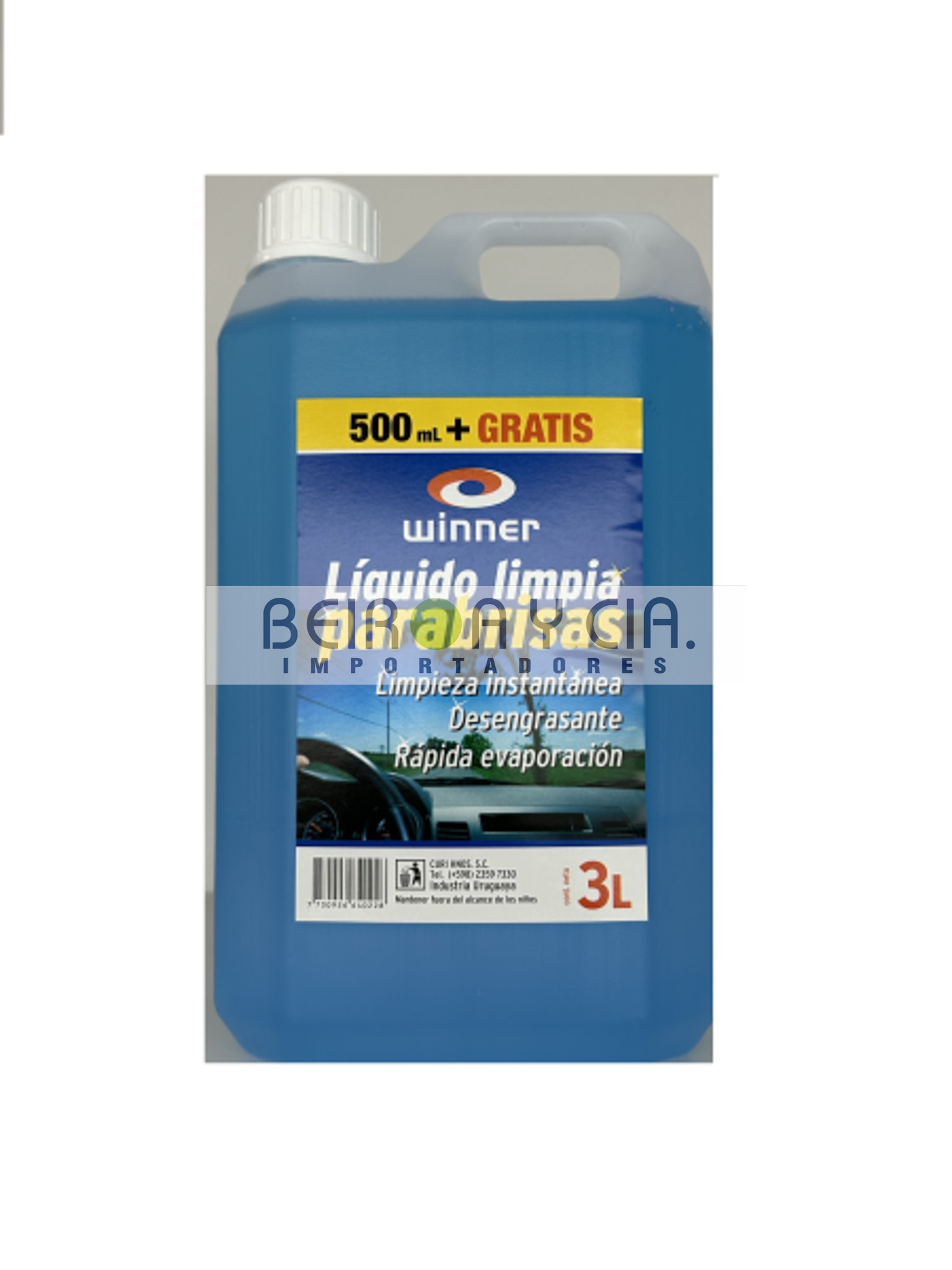 ADITIVO WINNER LAVAPARABRISAS ENV. 3 LTS