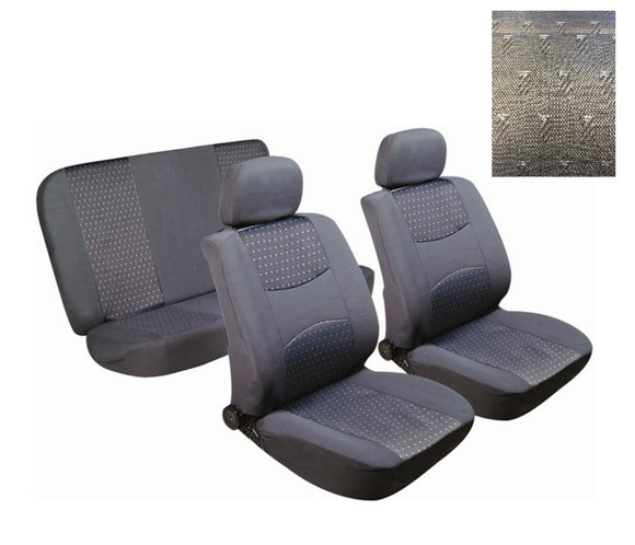 JUEGO DE FUNDAS CUBRE ASIENTO COLOR GRIS