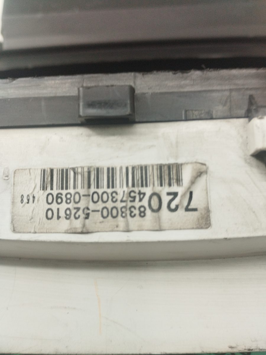 Tablero de Instrumentos Toyota Yaris (NCP1/NLP1/SCP1) 1999-2005 1.0 Start 7208380052610