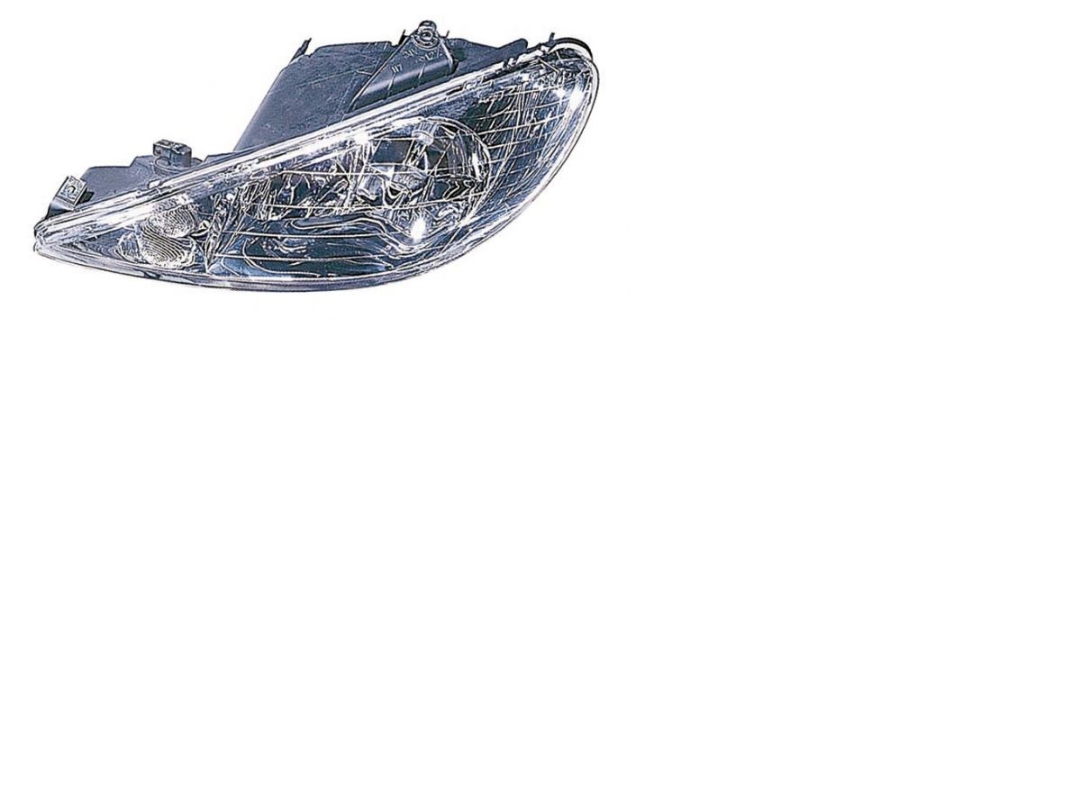 Faro delantero derecho para Peugeot 206 (versión Alta Gama)