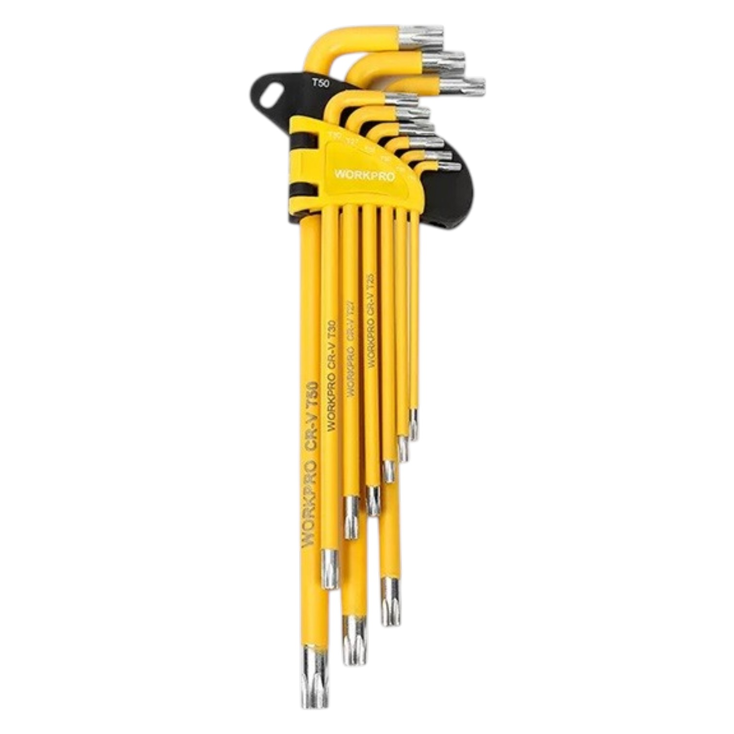 JUEGO 9 LLAVES TORX T10-T50 LARGAS