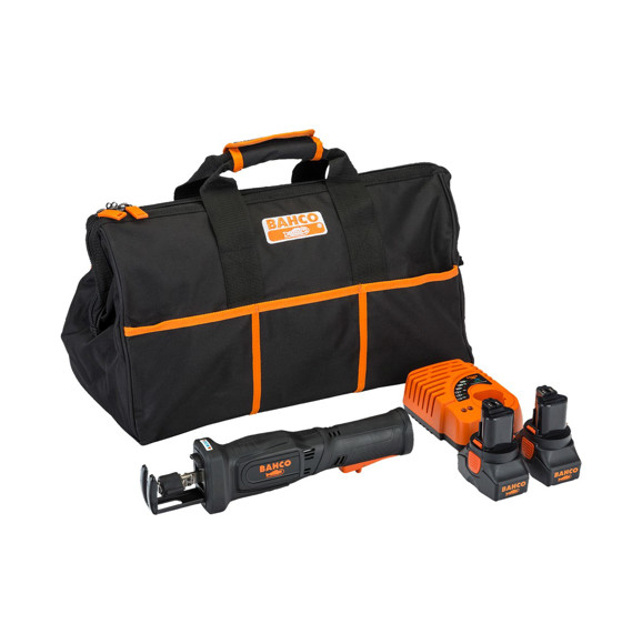 SIERRA SABLE A BATERIA BAHCO DE 14,4V 2 BATERIAS 2AH