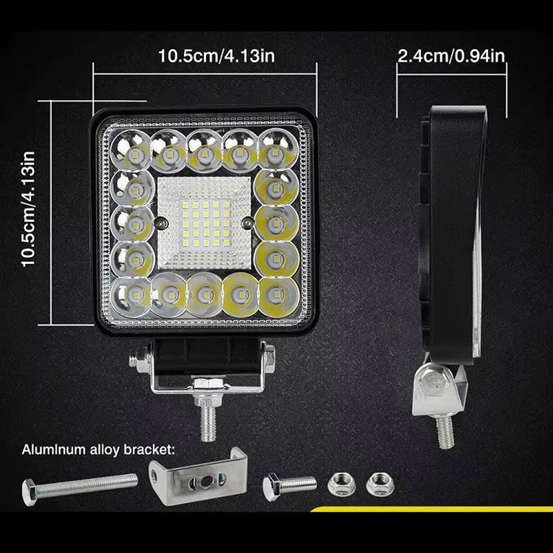Faro auxiliar cuadrado LED 20W