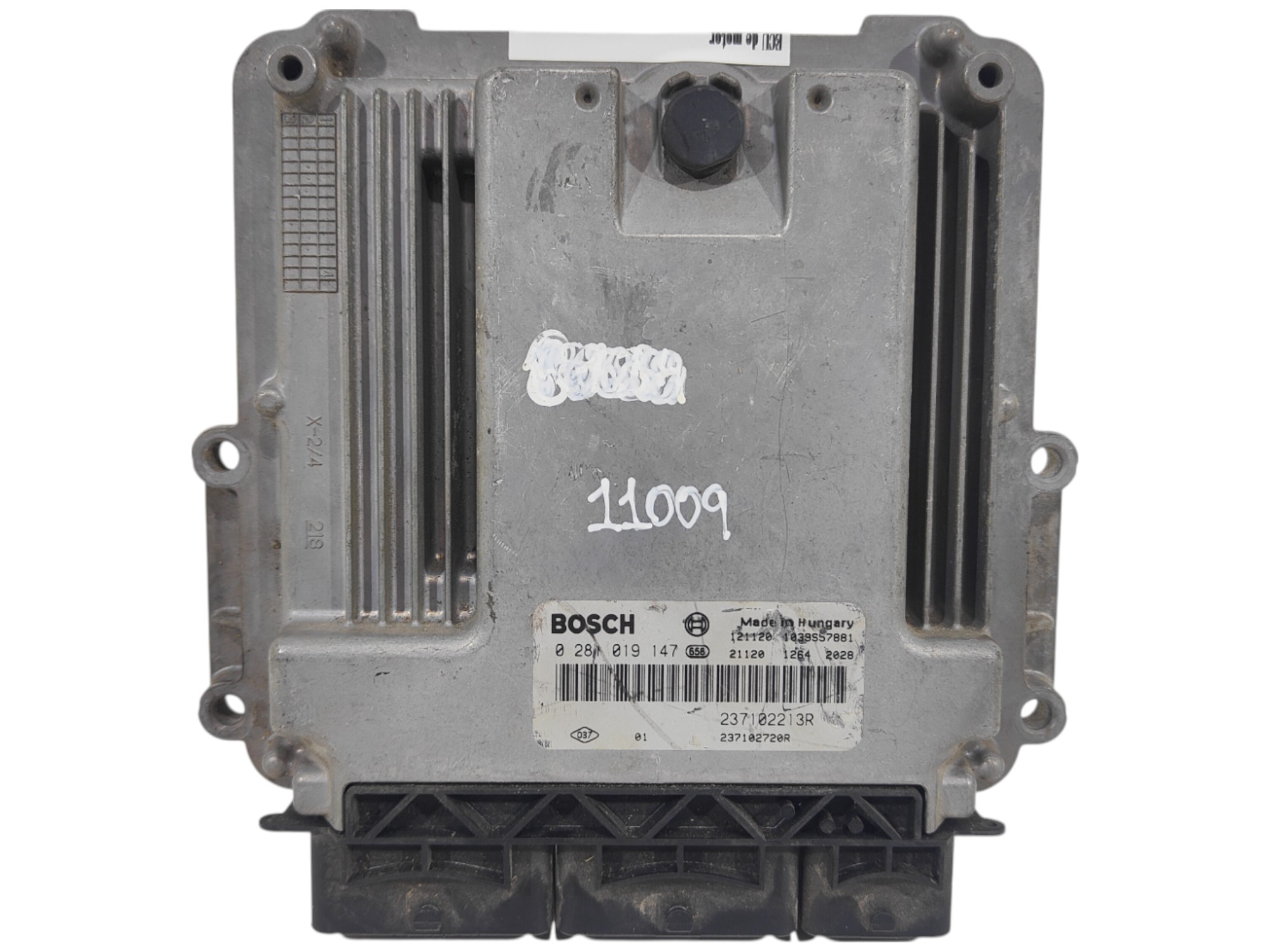 ECU de motor Renault CLIO IV 1.5 DCI 55KW 75CV L4 8V (MOTOR: K9K612) 2012, Ref: 11009-K3C12
