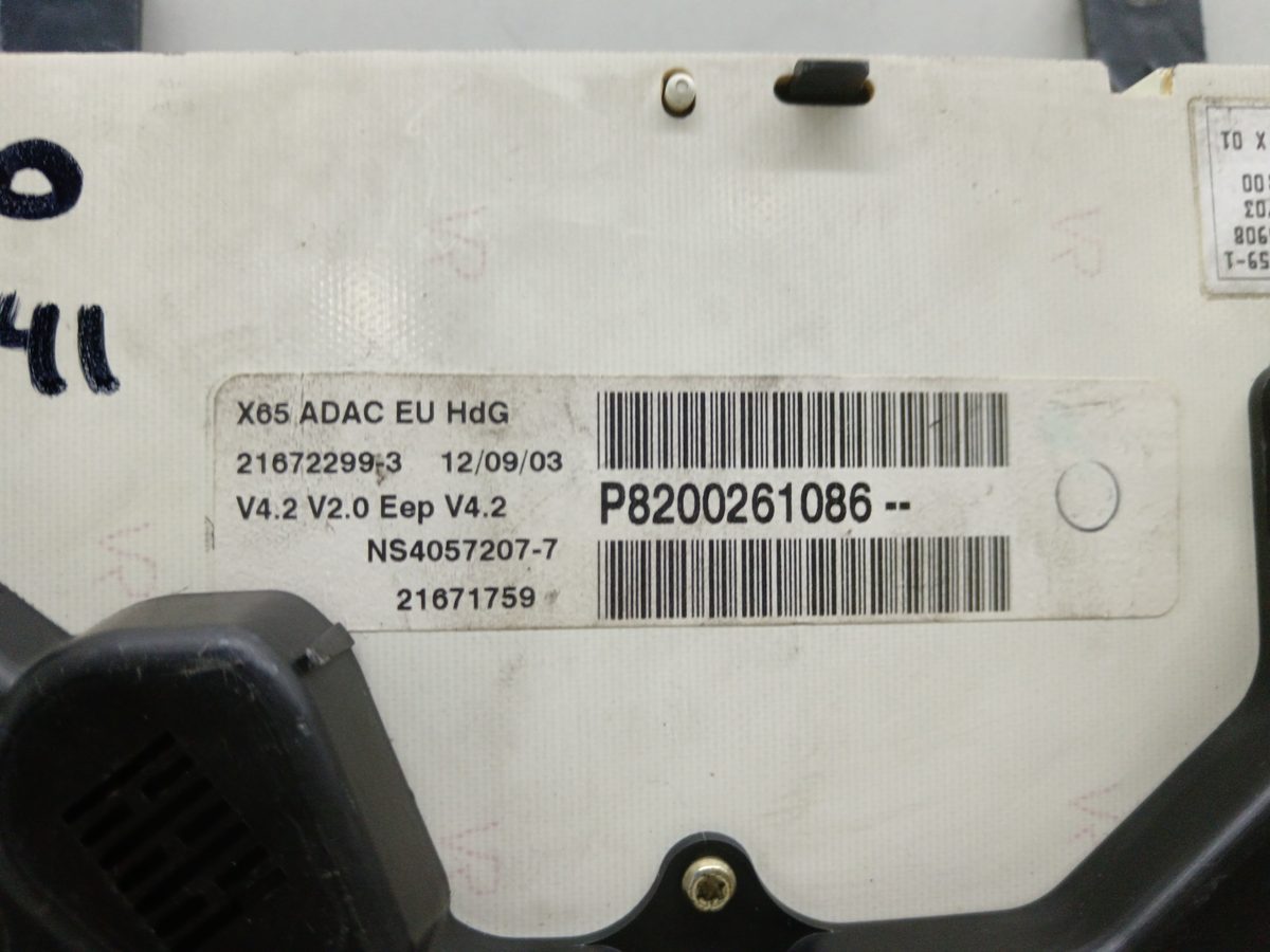 Tablero de Instrumentos Renault Clio II Fase II (B/CB0) 2001-2013 1.5 dCi Diesel 216722993