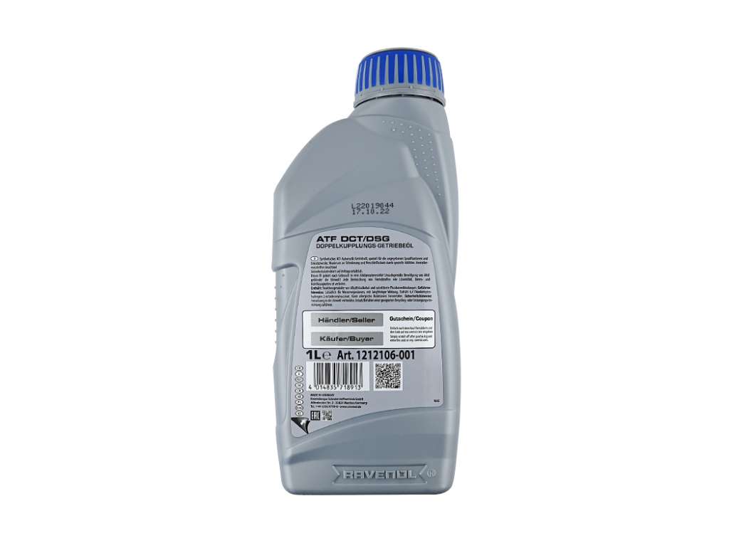 LUBRICANTE RAVENOL DCT/DSG 1L. EMBRAGUE DOBLE