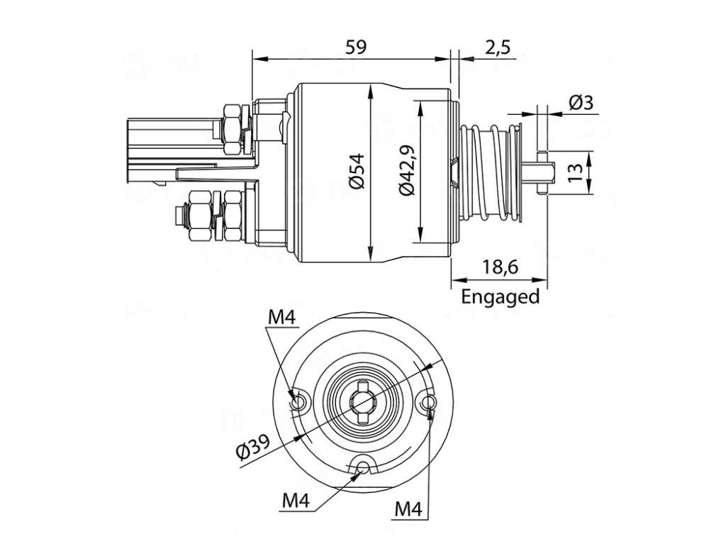 SOLENOIDE VALEO VW VIRTUS/NIVUS/POLO/TIGUAN/GOLF