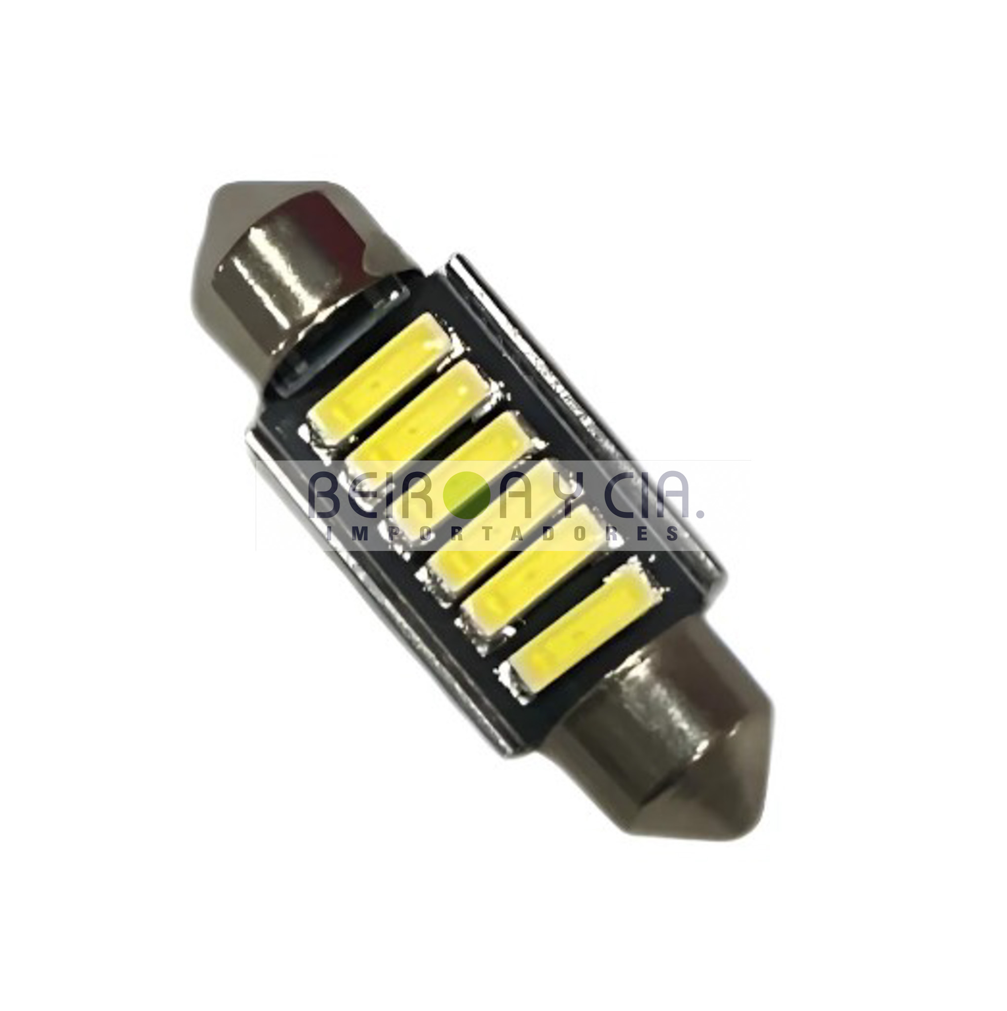 LAMPARA LED 12V TUBULAR 36MM CANBUS