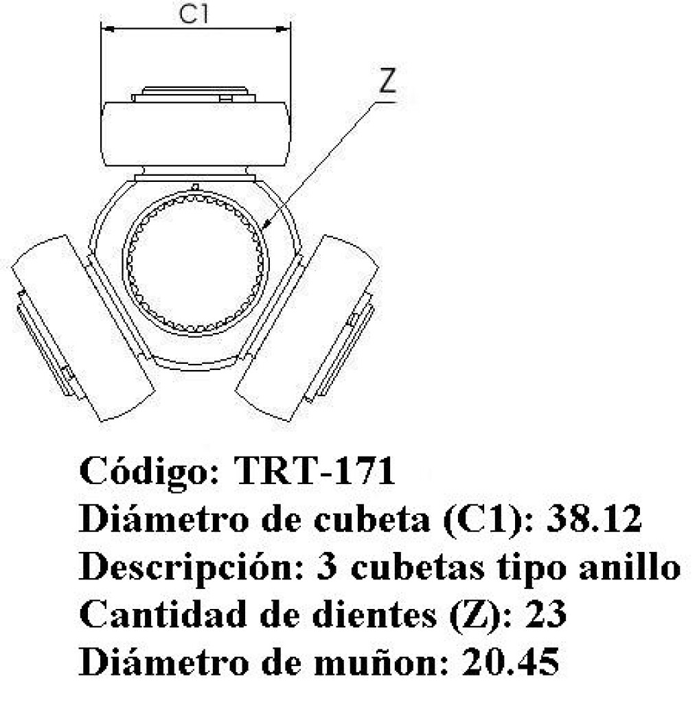 Triceta de semieje