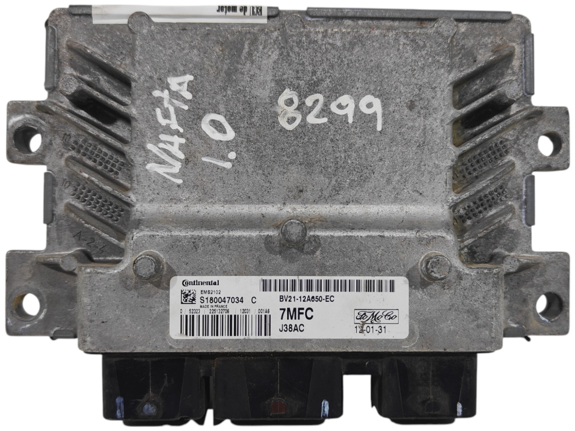 ECU de motor Ford FIESTA 1.25 , Ref: 8299-K3A5