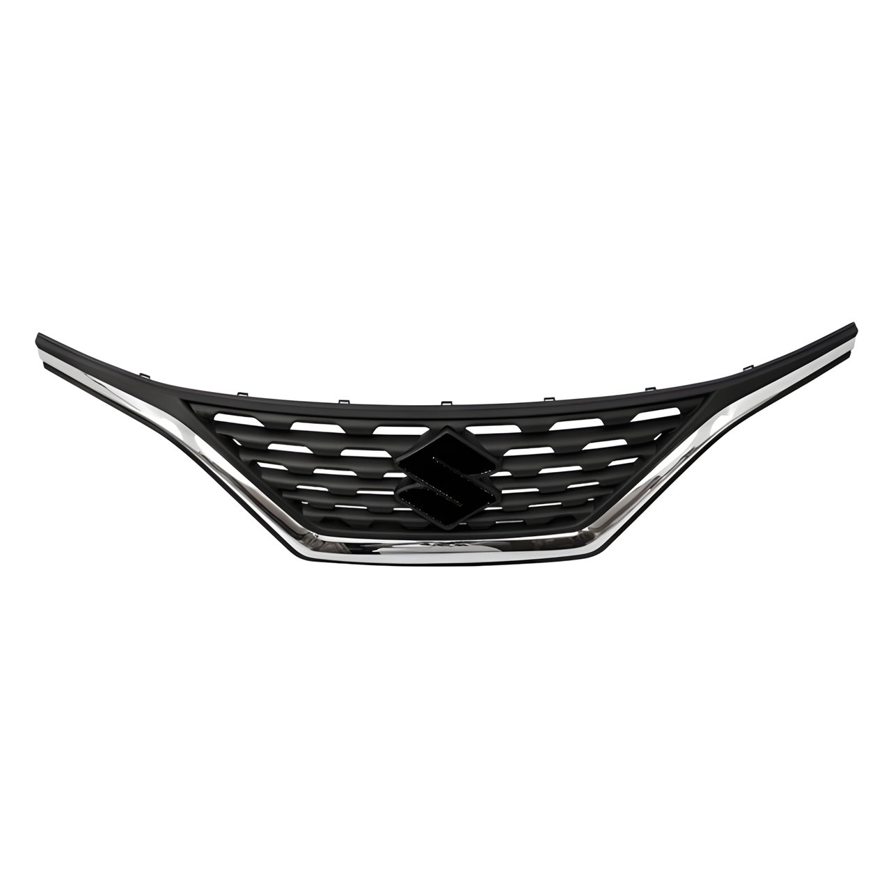 CARETA NEGRA TIPO PANAL C/MOLDURA CROMADA -ORIGINAL