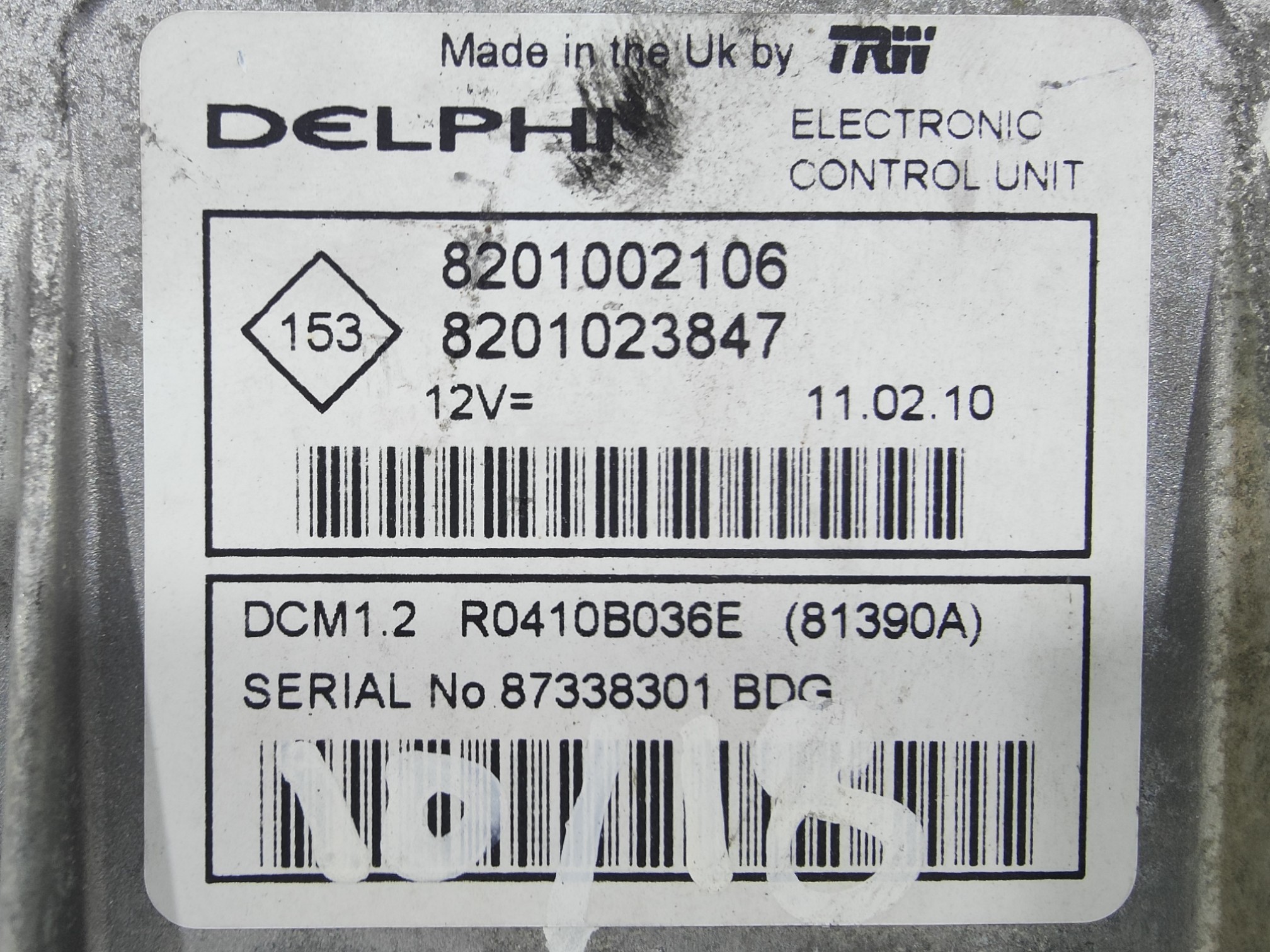 ECU de motor Renault SANDERO 1.5 DCI , Ref: 8348-K3B5