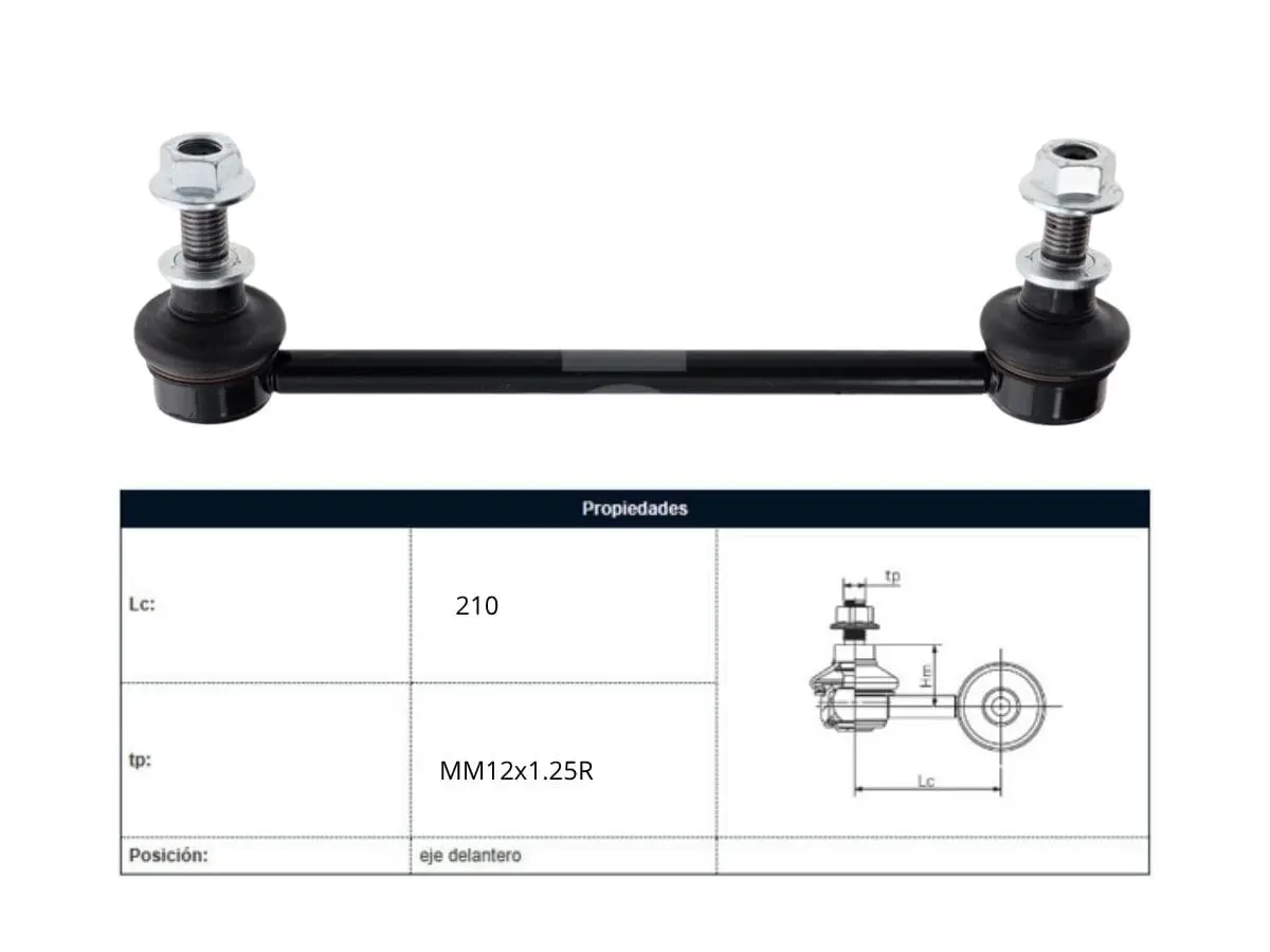 Bieleta Trasera Nissan D23-Frontier-Np300 2019-2025 2.5 4X4 Der