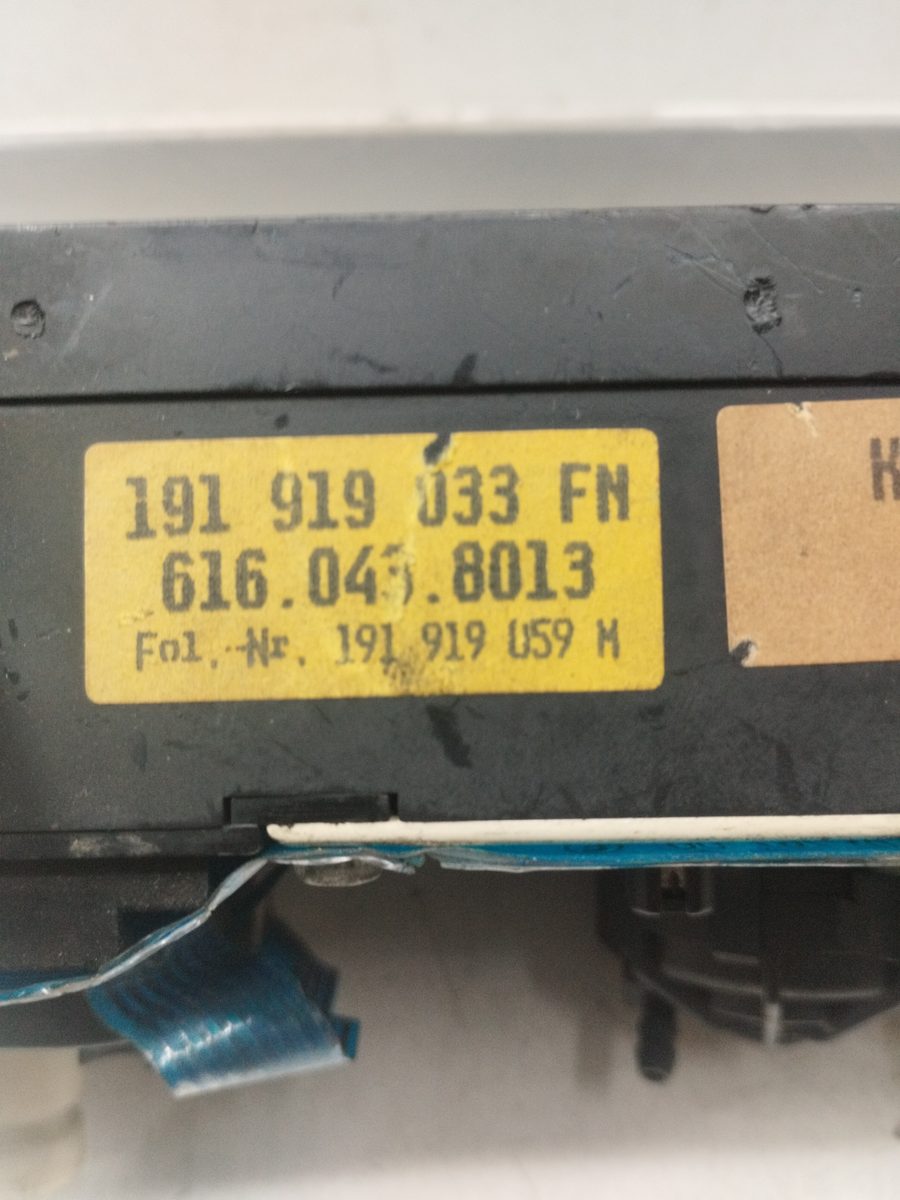 Tablero de Instrumentos Volkswagen Golf II (191/193) desde 1983 191919033FN