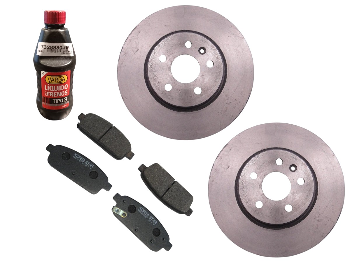 KIT DISCOS DE FRENO CON PASTILLAS CHEVROLET TRACKER 2013/19
