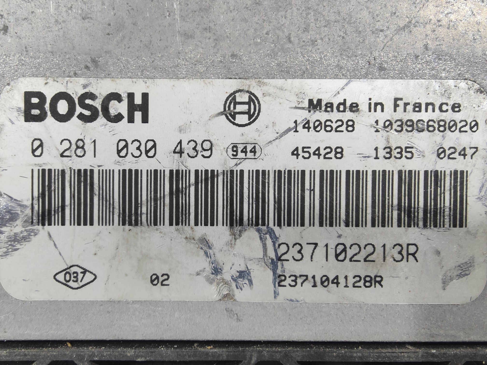 ECU de motor Renault Duster Logan 1.5 dCi , Ref: 8078-K3A8