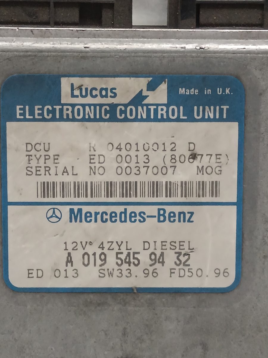 Centralita Motor Uce Mercedes-Benz Clase E (W210) Berlina Diesel 1995-2002 A0195459432