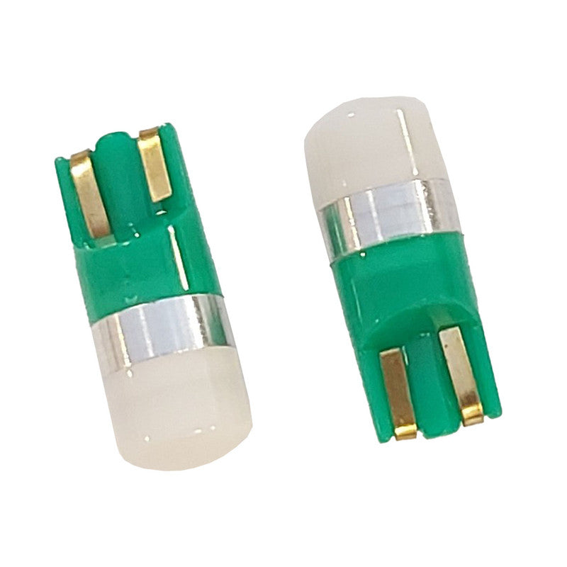 Lampara Led T10 12V 1 Led Verde x2 Un