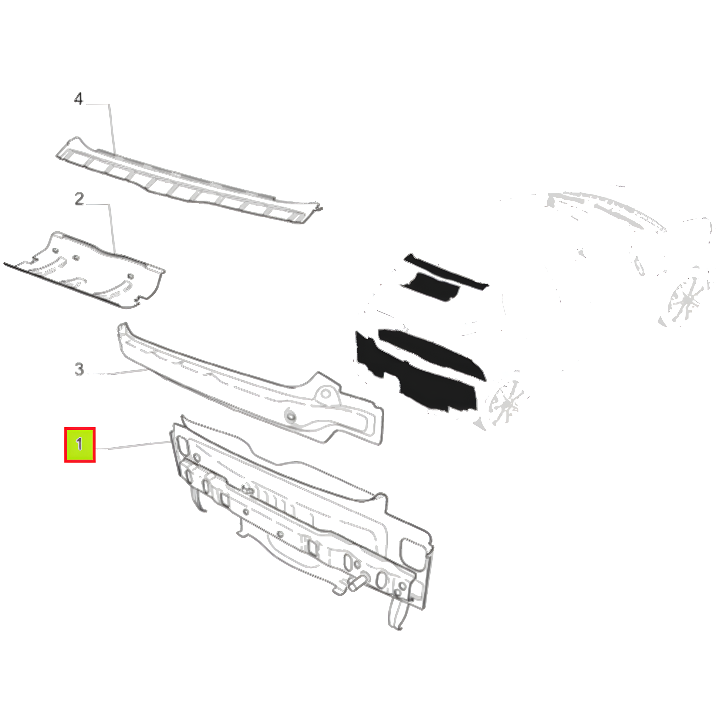 PANEL TRASERO -ORIGINAL