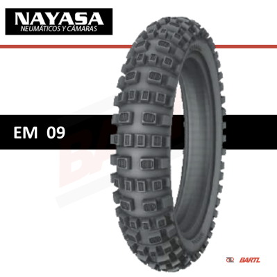 Cubierta Moto 110/100-18 Nayasa EM09