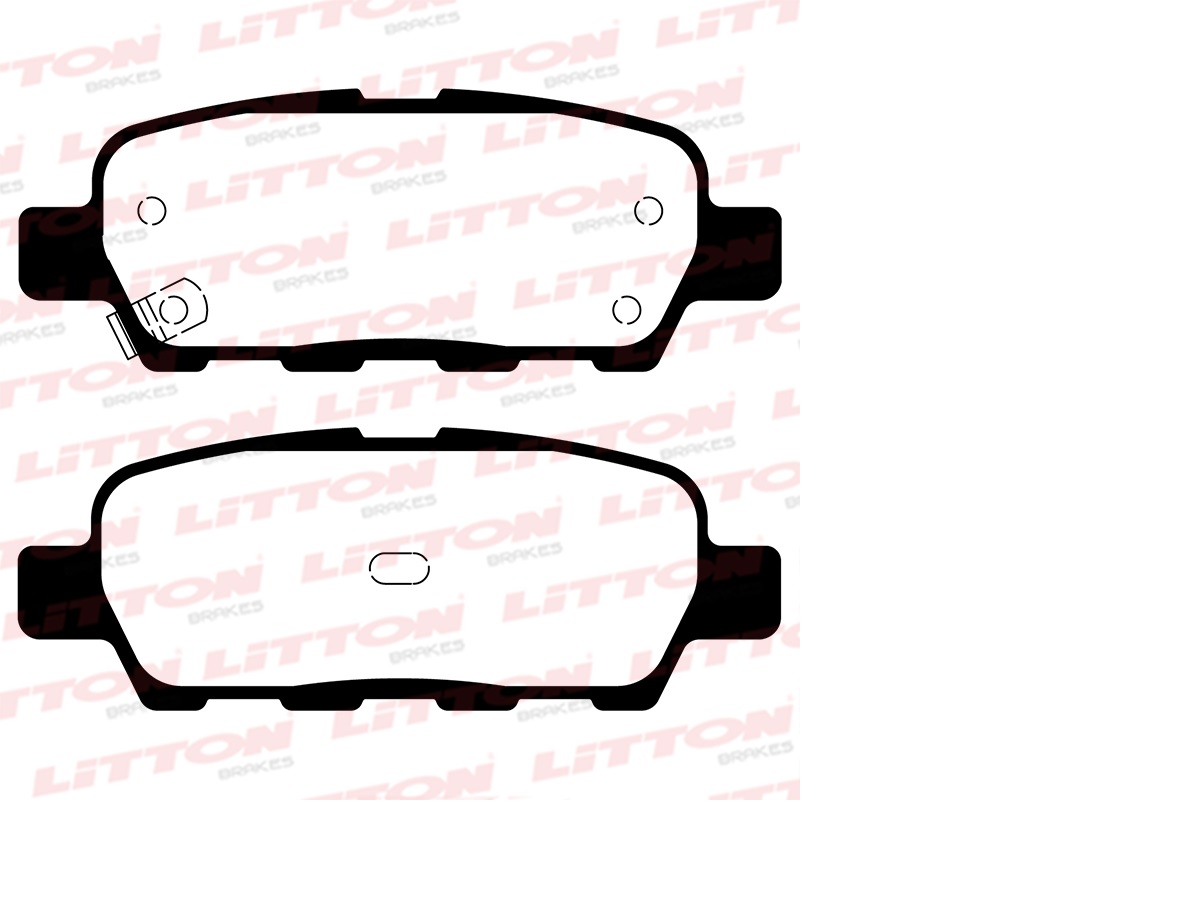 PASTILLAS FRENO TRASERAS RENAULT KOLEOS ARGENTINAS [LITTON]