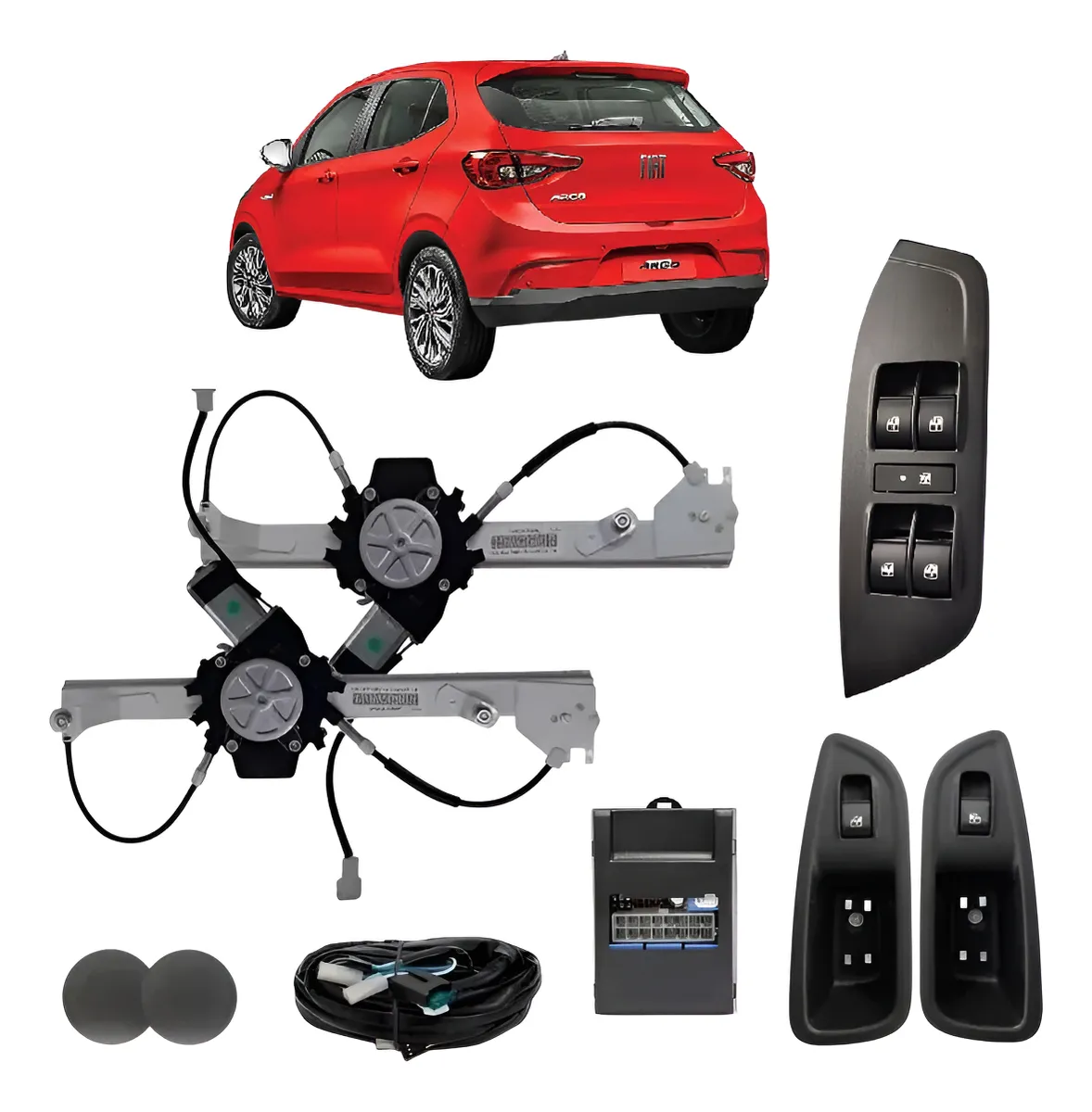 Kit Elevalunas Eléctrico Trasero