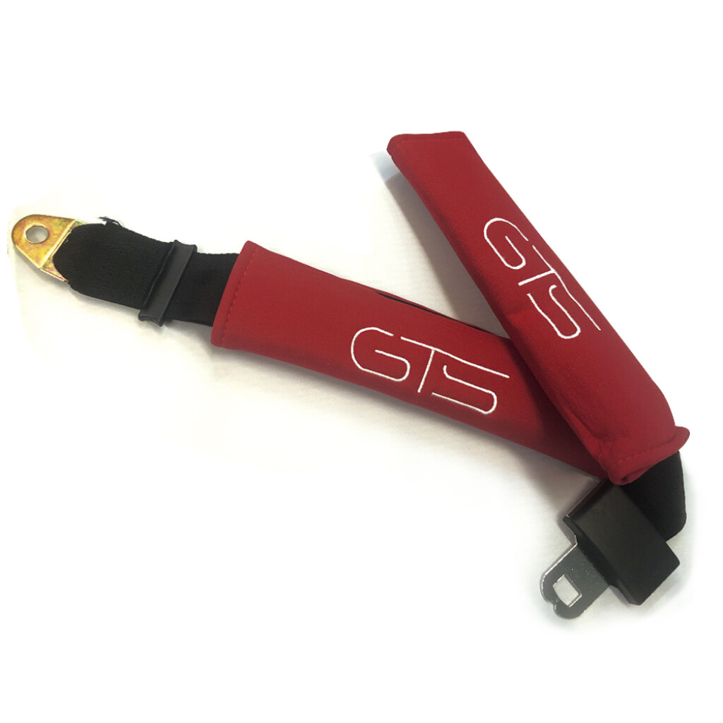 ACCESORIO INTERIOR - CUBRE CINTURON SEGURIDAD ROJO GTS